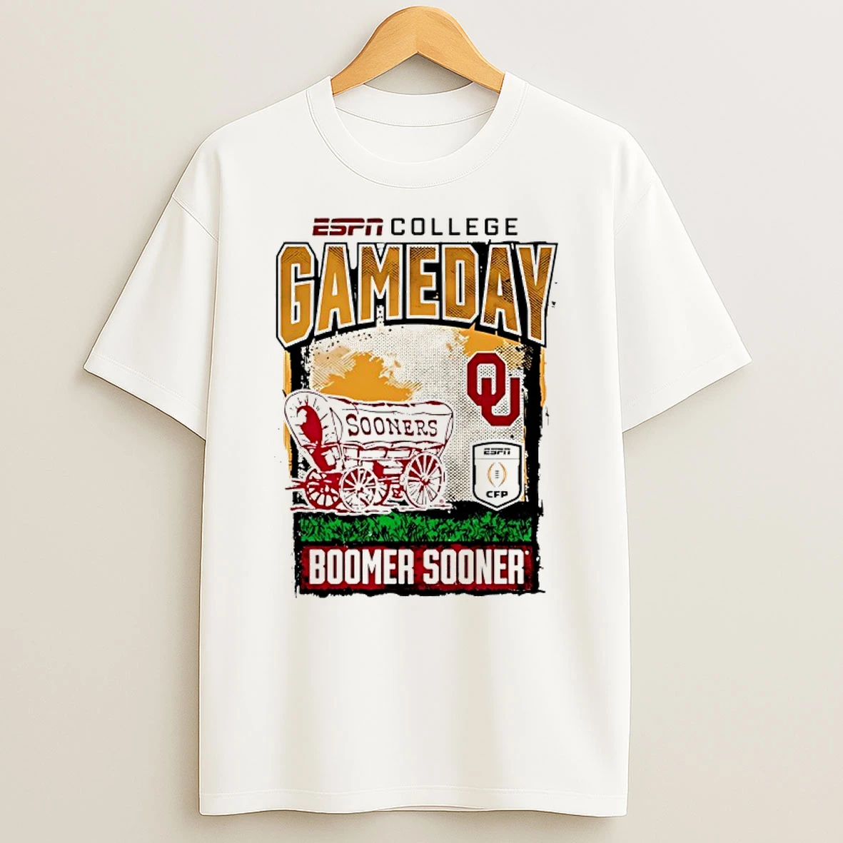 Oklahoma Sooners 2025 26 College Football Playoff Gameday Boomer Sooners Mascot T Shirt