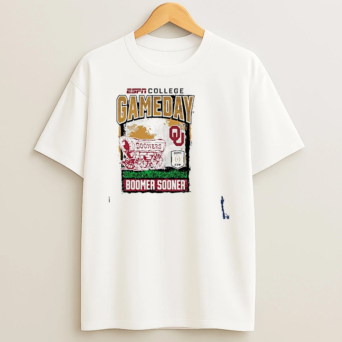 Oklahoma Sooners Cfp Gameday 1st Round Mascot Boomer Sooner T Shirt