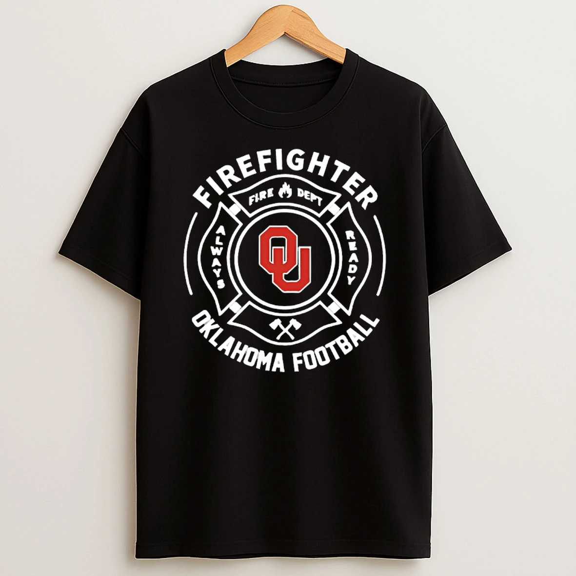 Oklahoma Sooners Football Firefighter T Shirt
