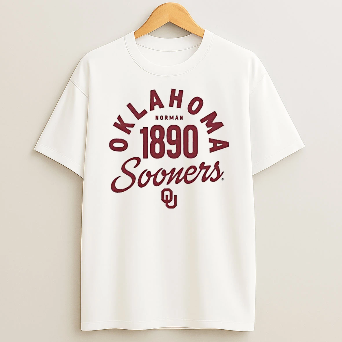 Oklahoma Sooners Norman 1890 Sooners Logo T Shirt