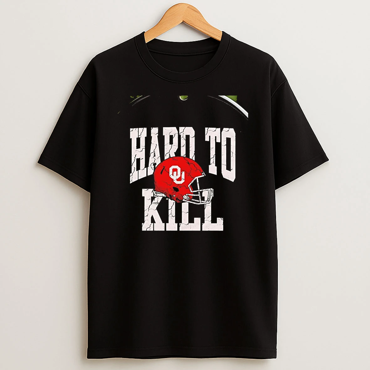 Oklahoma Sooners Helmet Hard To Kill Chriast T Shirt