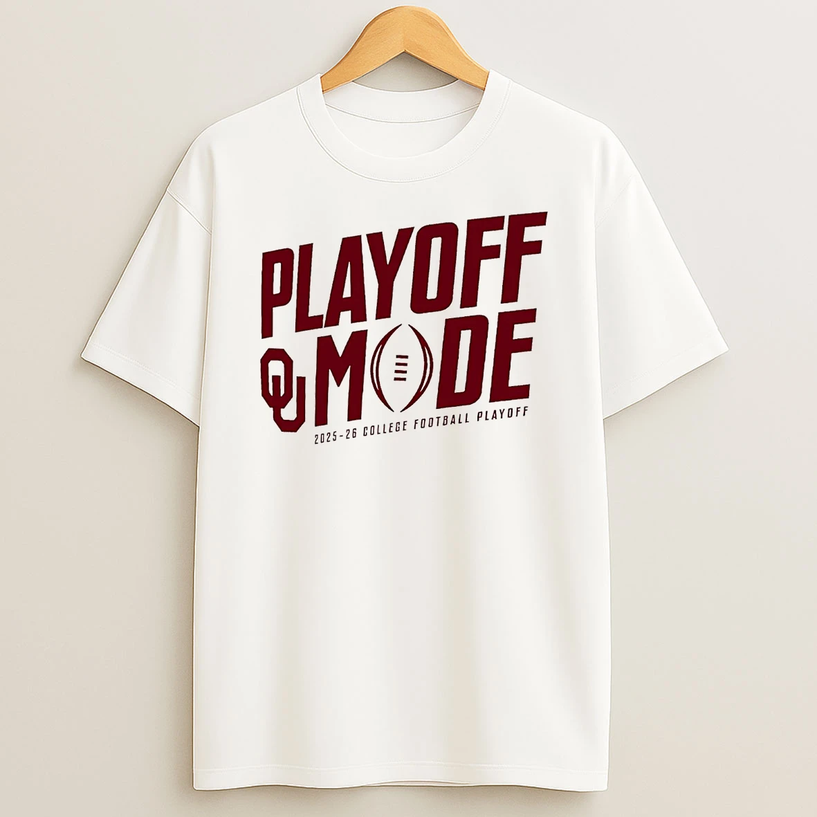 Oklahoma Sooners Playoff Mode 2025 26 College Football Playoff T Shirt