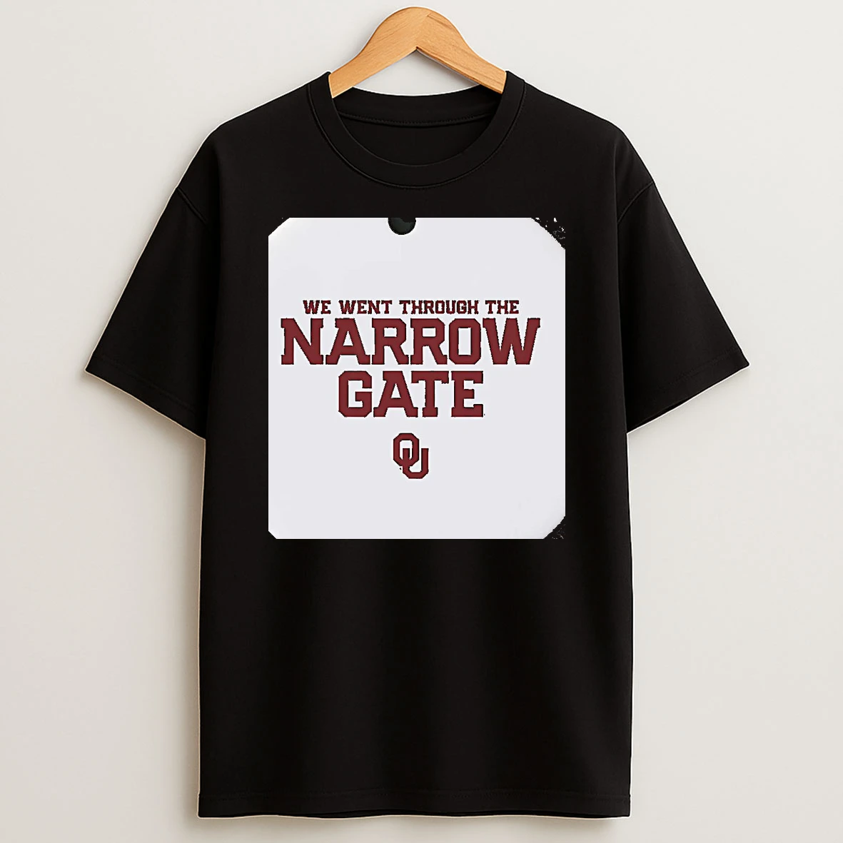 Oklahoma Sooners We Went Through The Narrow Gate Christmas Christmas T Shirt