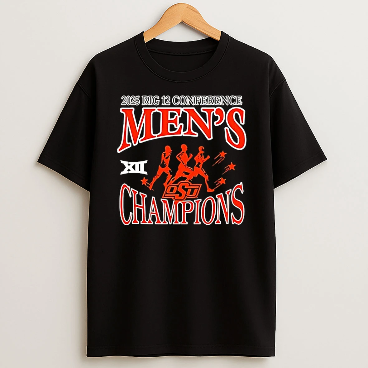 Oklahoma State Cowboys 2025 Big 12 Men S Cross Country Champions T Shirt