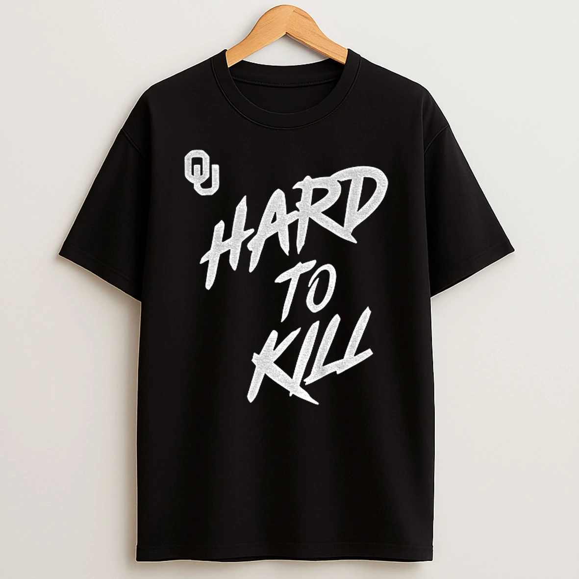 Oklahoma Football Taylor Wein Hard To Kill Oklahoma Sooners Football Logo T Shirt
