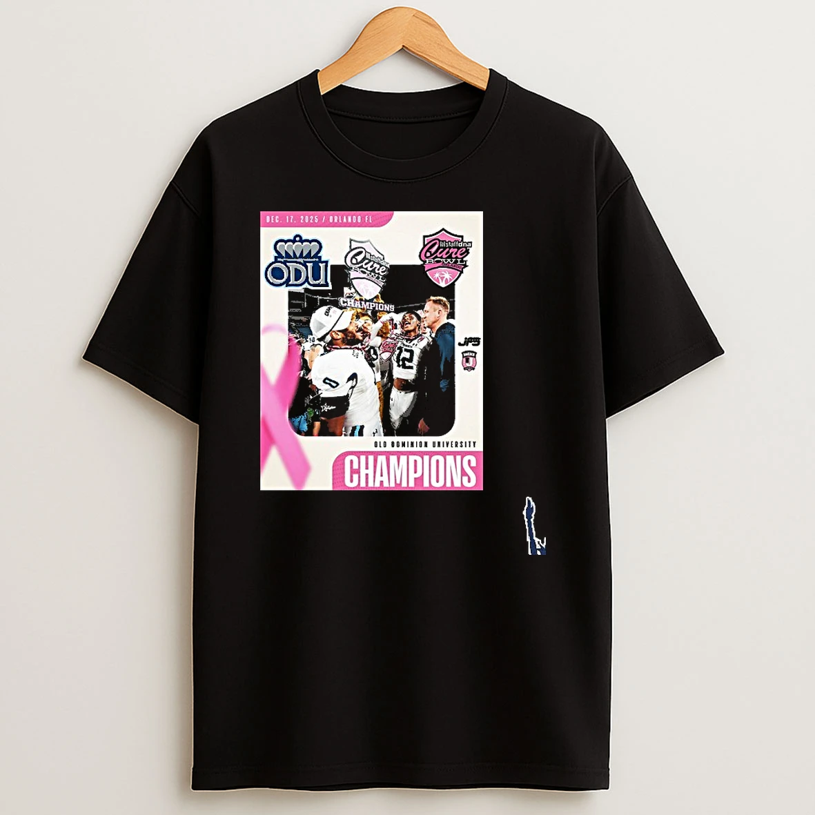 Old Dominion 2025 Cure Bowl Champions T Shirt