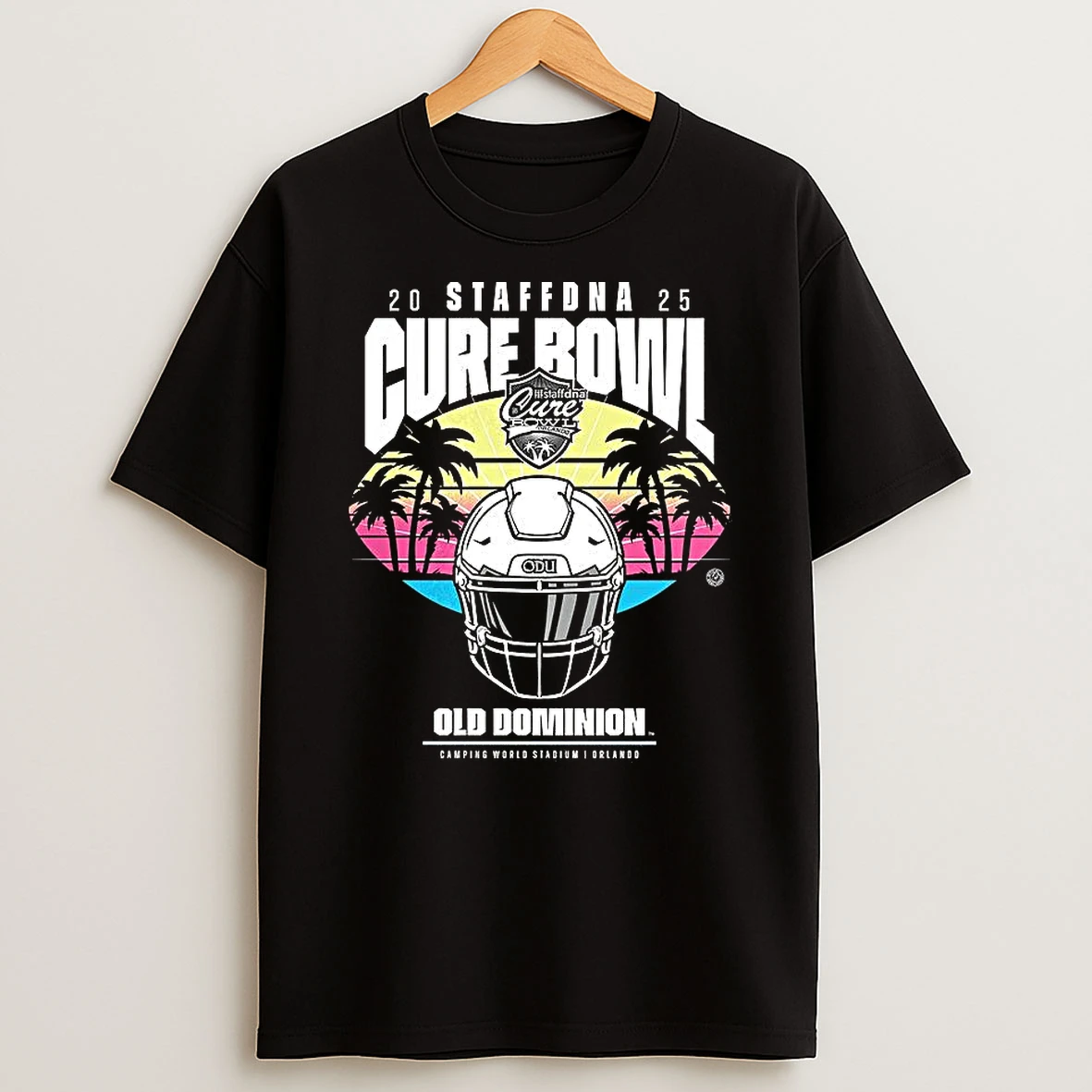Old Dominion 2025 Staffdna Cure Bowl T Shirt