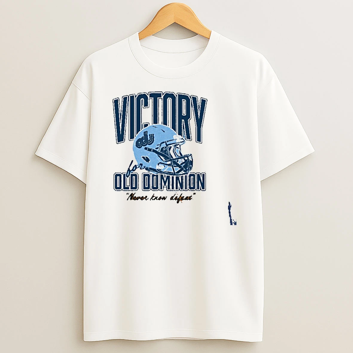 Old Dominion Football Victory Helmet T Shirt
