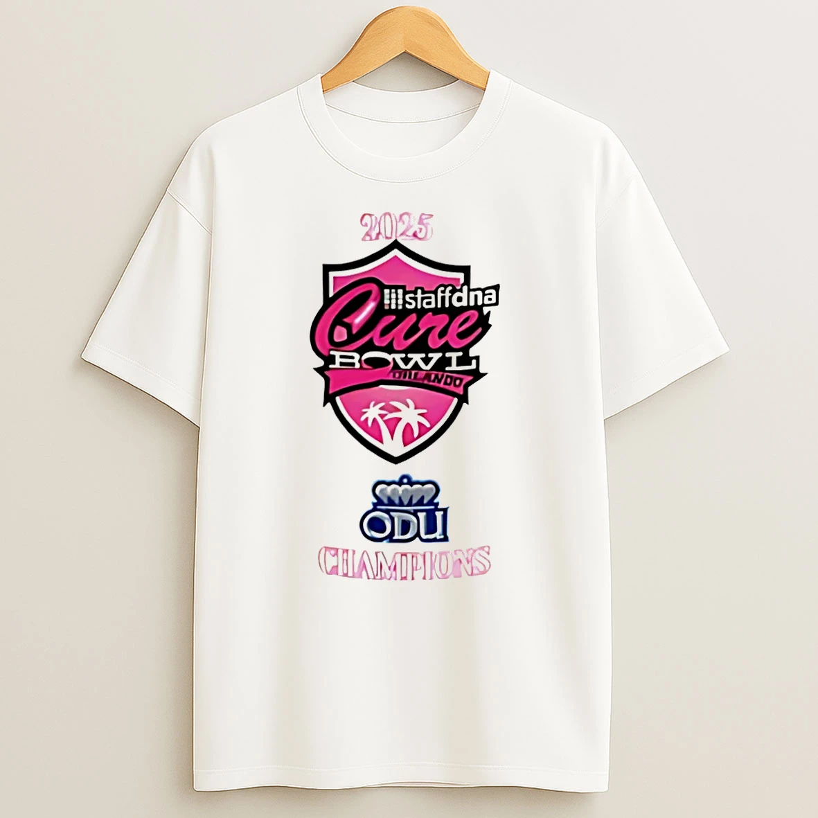Old Dominion Monarchs 2025 Cure Bowl Champions T Shirt