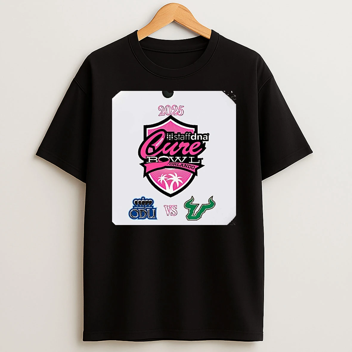 Old Dominion Monarchs Vs South Florida Bulls 2025 Cure Bowl Christmas T Shirt
