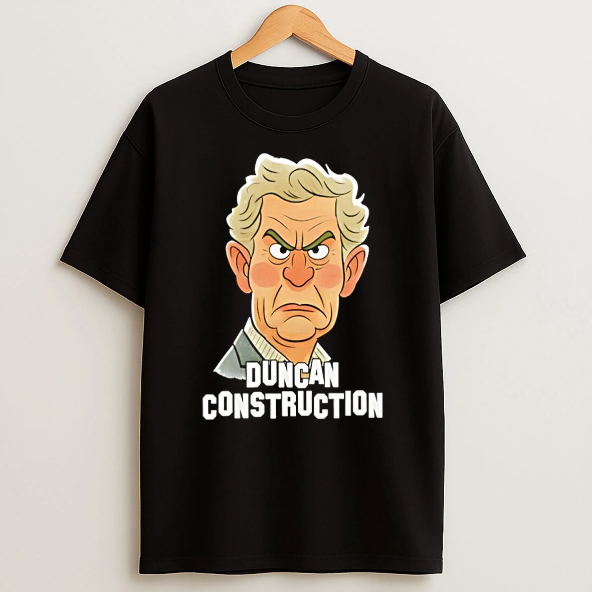 Old Man Duncan Construction T Shirt
