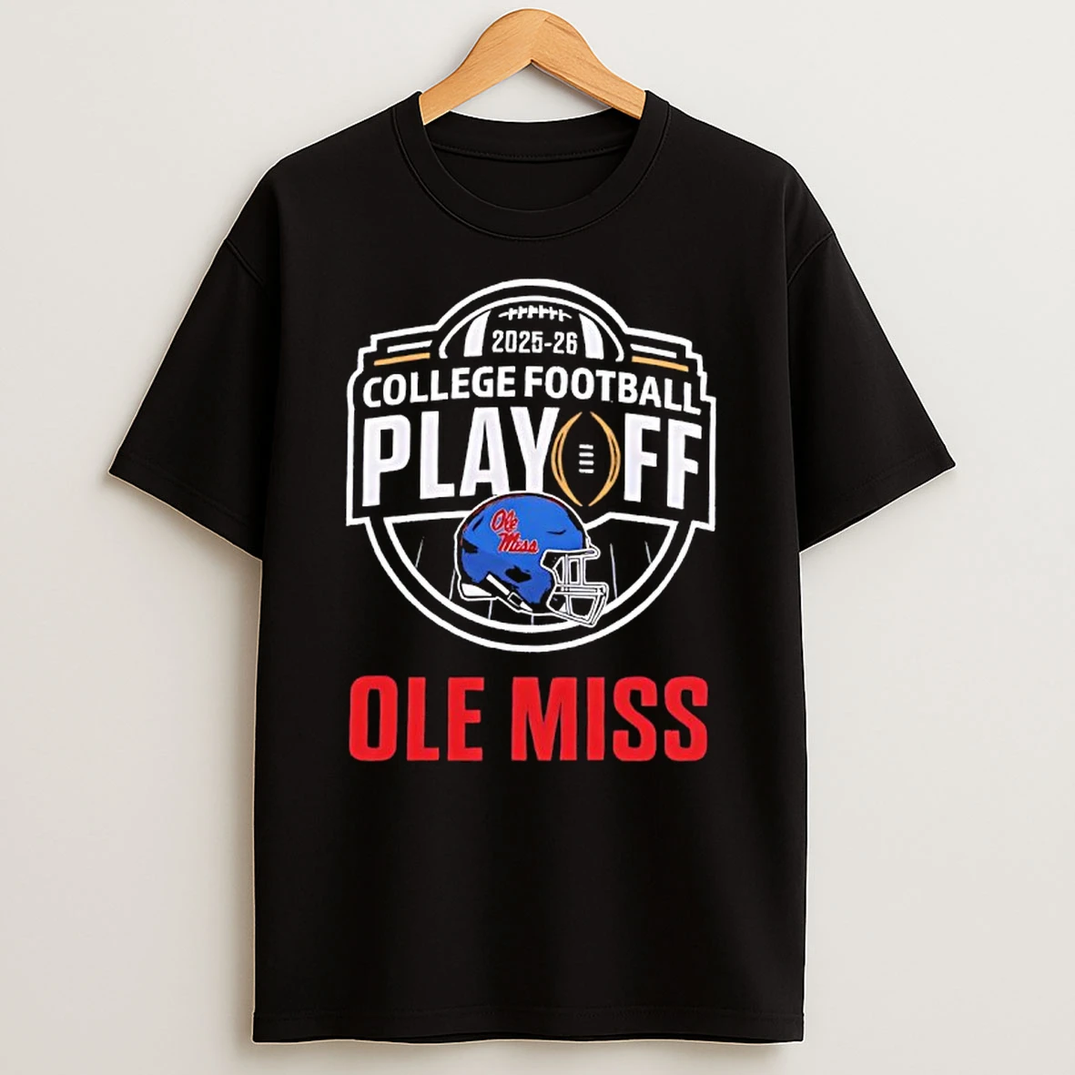 Ole Miss College Football Playoff 2025 26 Logo T Shirt