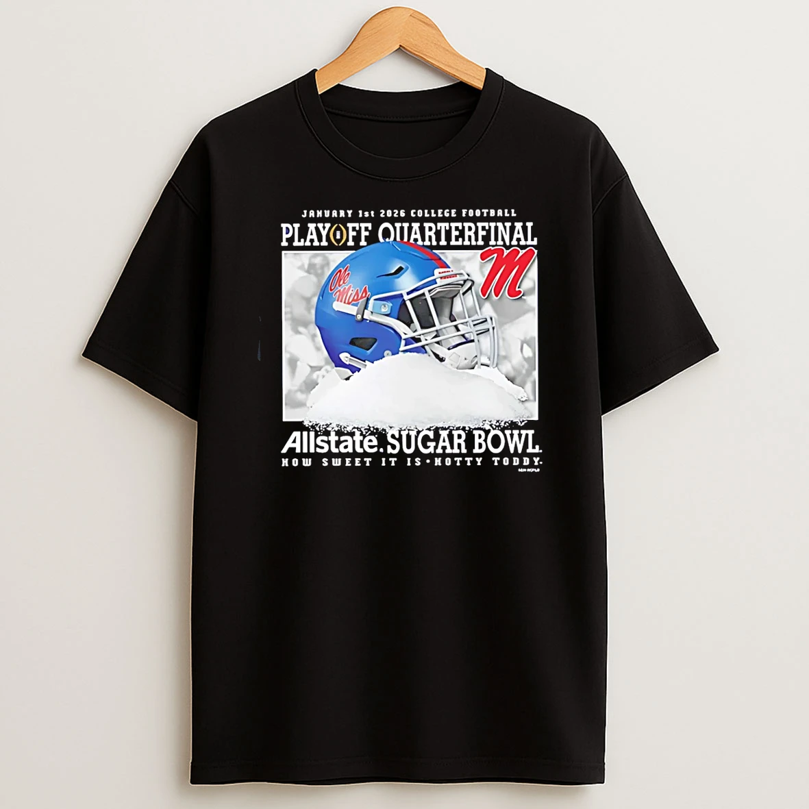 Ole Miss Football Cfp Allstate Sugar Bowl 2025 Helmet T Shirt