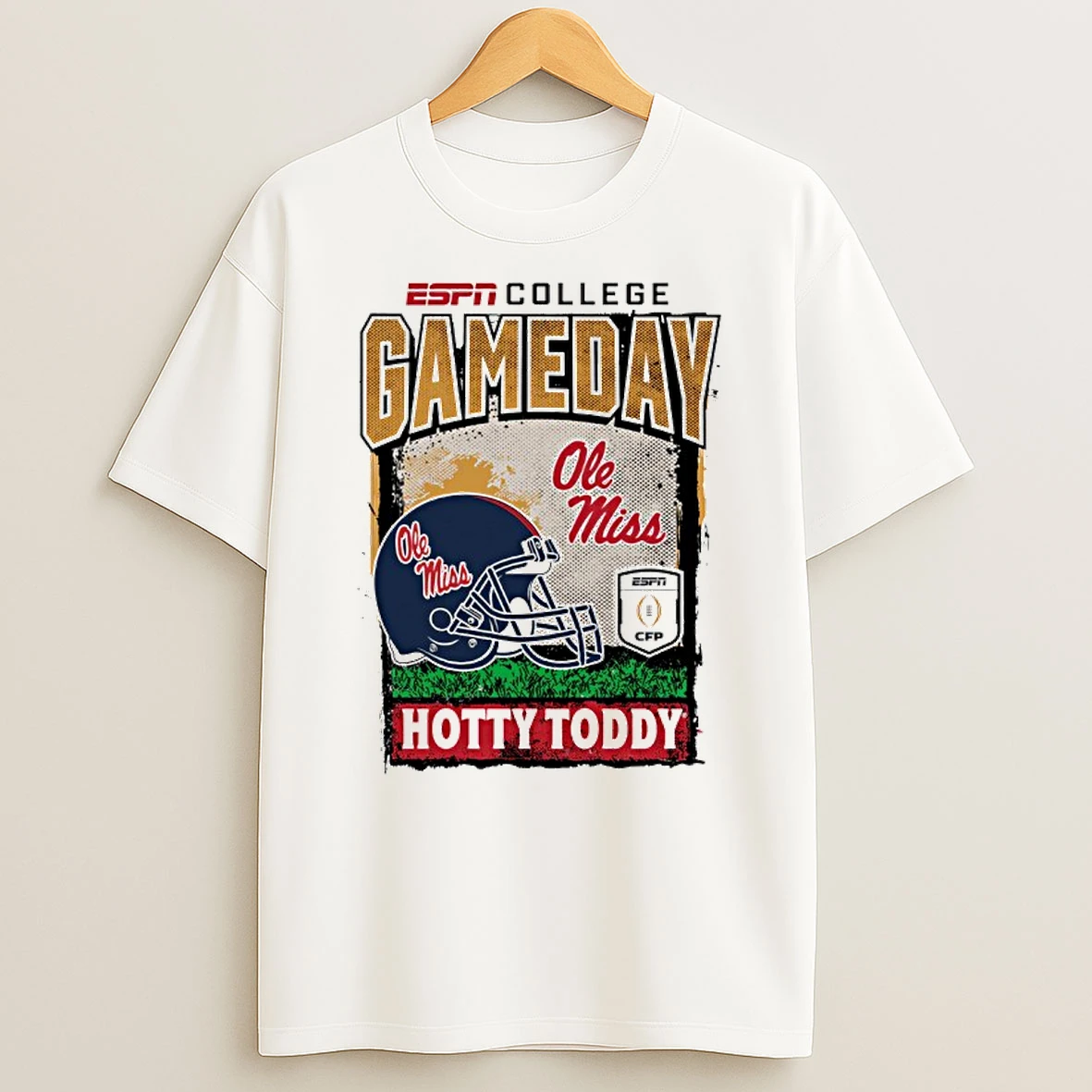 Ole Miss Mascot Espn College Gameday 2025 2026 College Football Playoff T Shirt