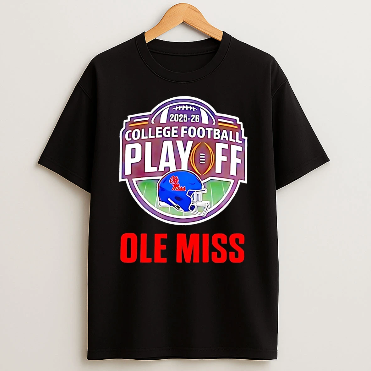 Ole Miss Rebels 2025 2026 Cfp Helmet Classic T Shirt