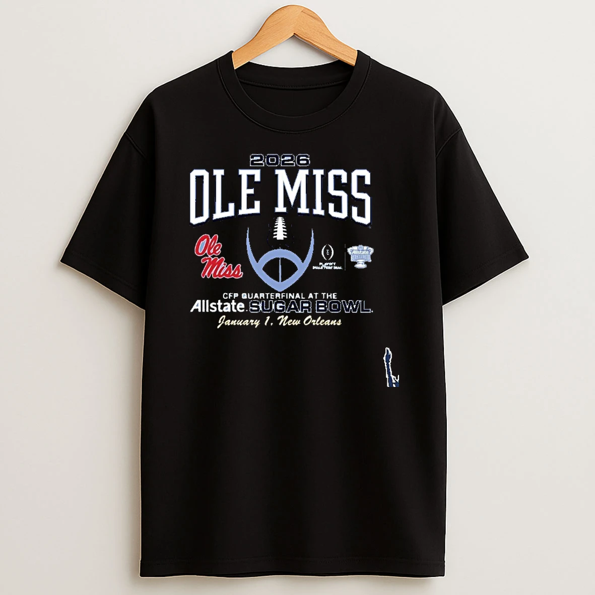 Ole Miss Rebels 2025 Allstate Sugar Bowl Bound January 1st T Shirt