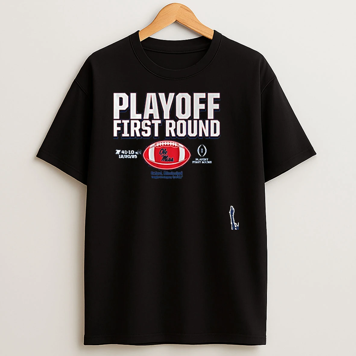 Ole Miss Rebels 2025 Cfp First Round Winner T Shirt