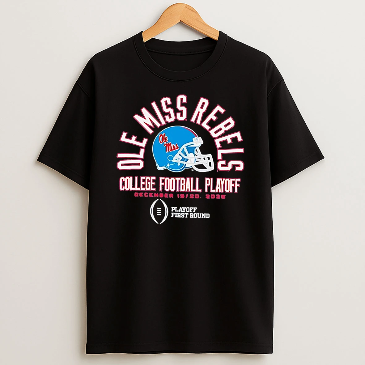 Ole Miss Rebels College Football Playoff First Round 2025 T Shirt