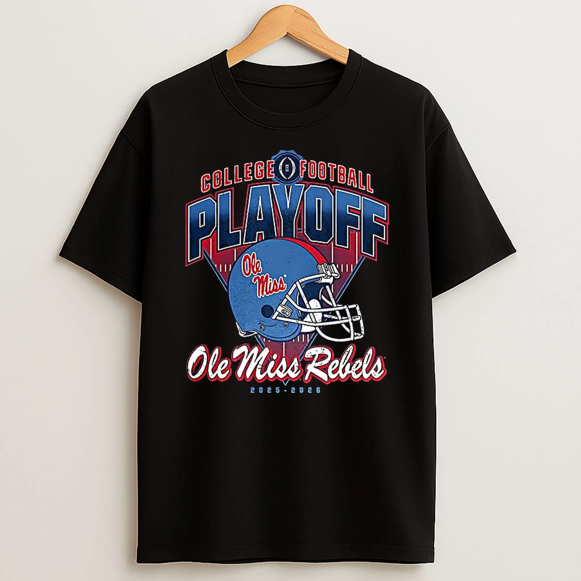 Ole Miss Rebels College Football Playoff 2025 Helmet T Shirt