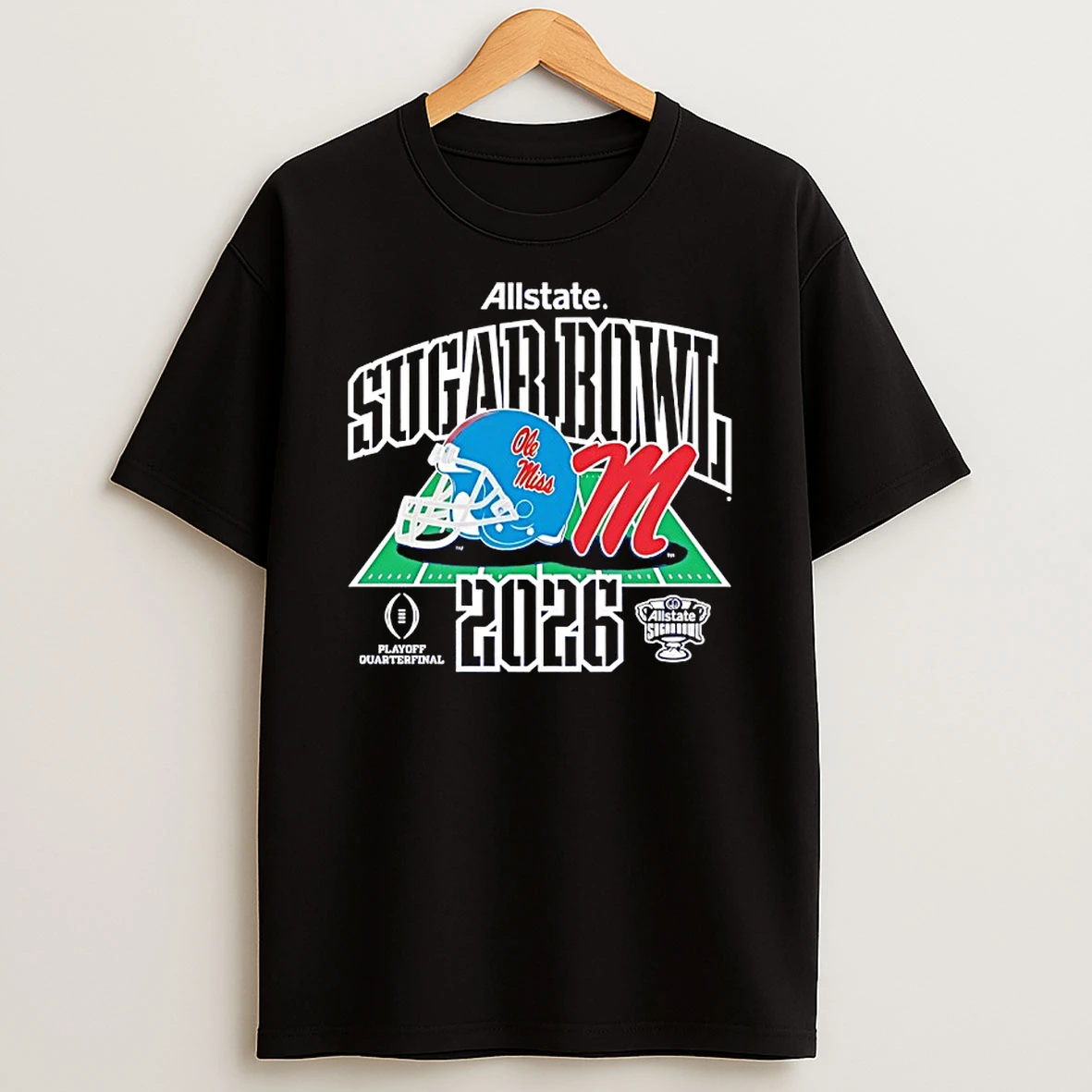 Ole Miss Rebels Football 2025 Allstate Sugar Bowl Cfp Quarterfinal T Shirt