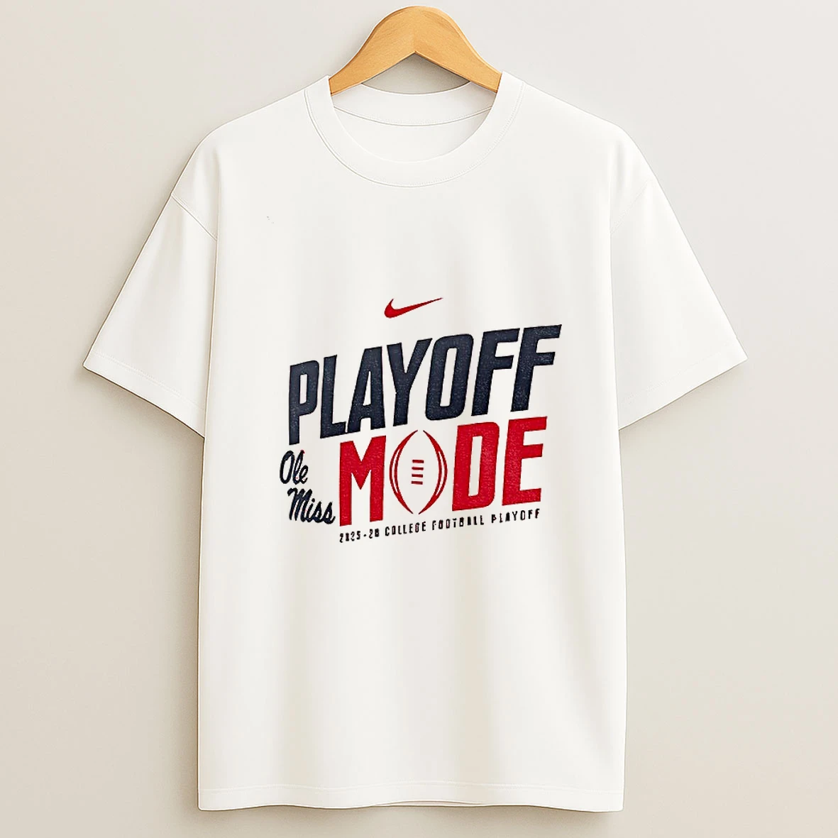 Ole Miss Rebels Football X Nike Playoff Mode 2025 2026 College Football Playoff T Shirt