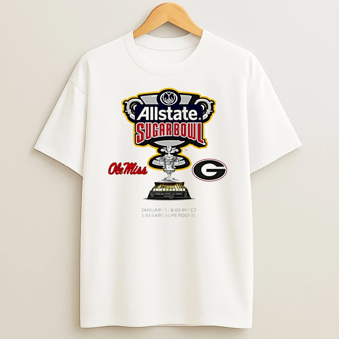 Ole Miss Rebels Vs Georgia Bulldogs 2026 Coca Cola Bowl Season Circle T Shirt