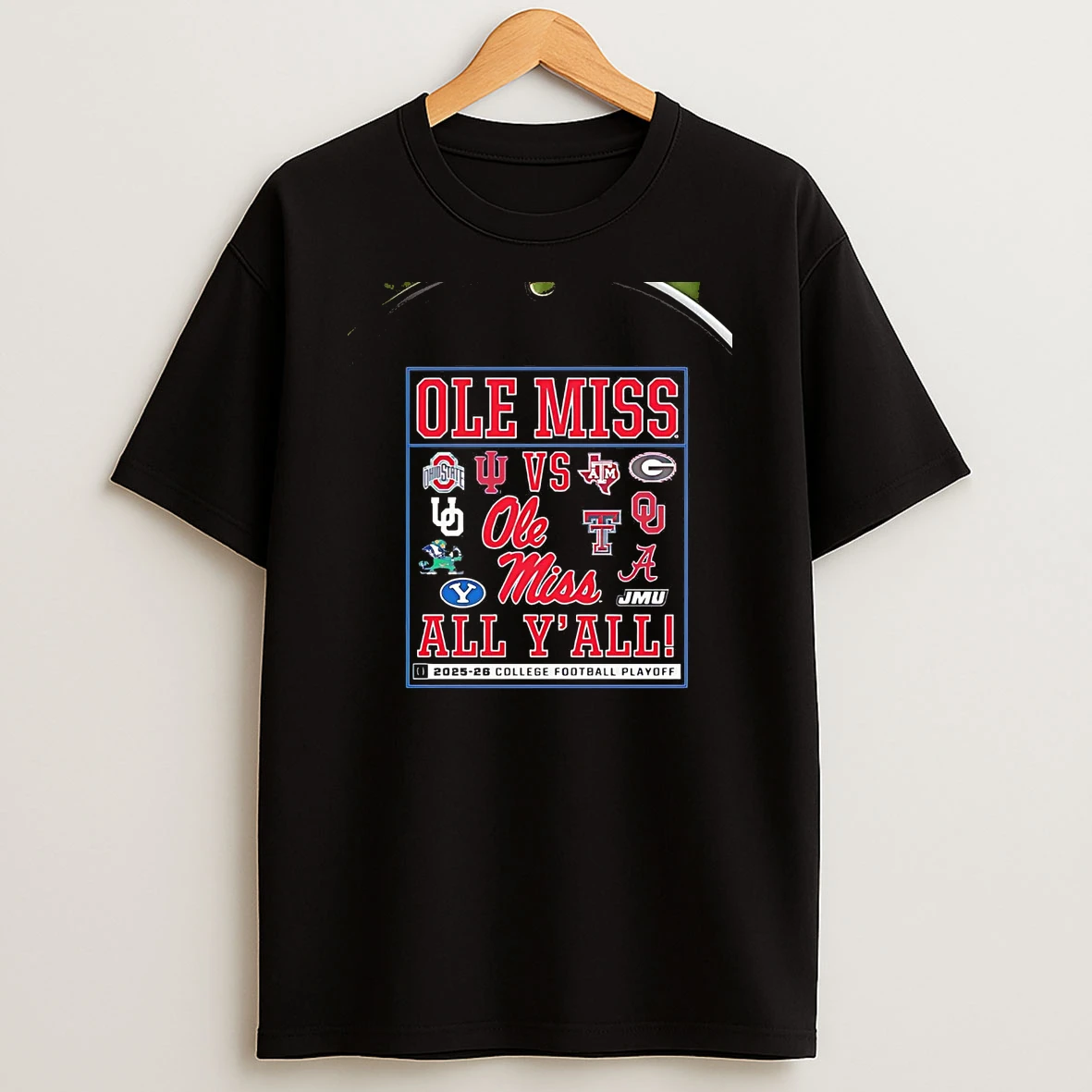 Ole Miss Rebels Vs All Yall 2025 26 Cfp Chriast T Shirt