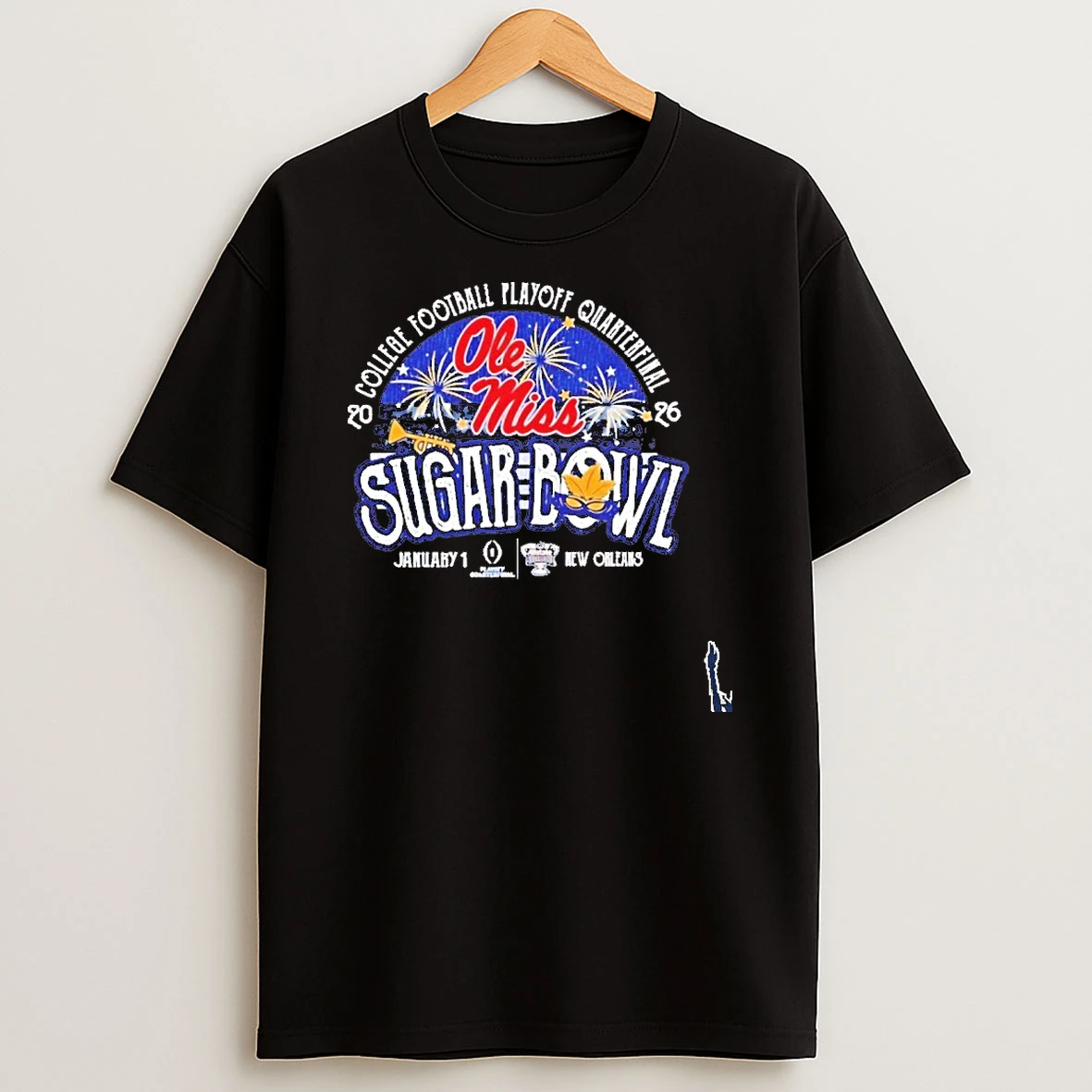 Ole Miss Sugar Bowl Powder Fireworks T Shirt