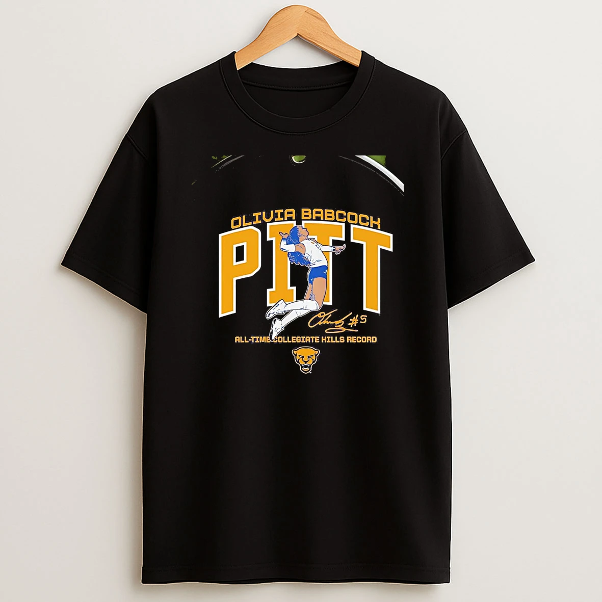 Olivia Babcock Queen Of Kills Pittsburgh Panthers Chriast T Shirt
