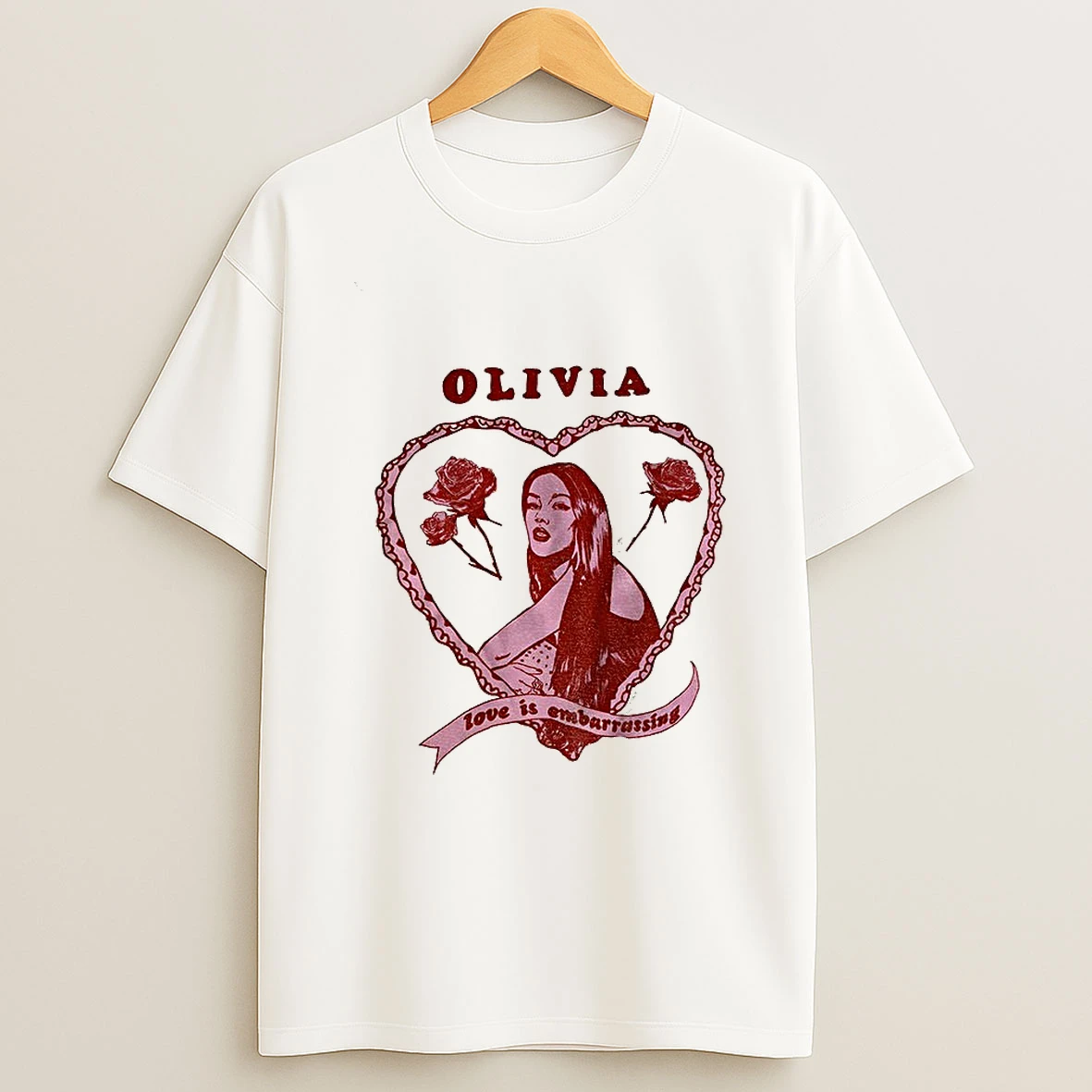 Olivia Love Is Embarrassing Vintage T Shirt
