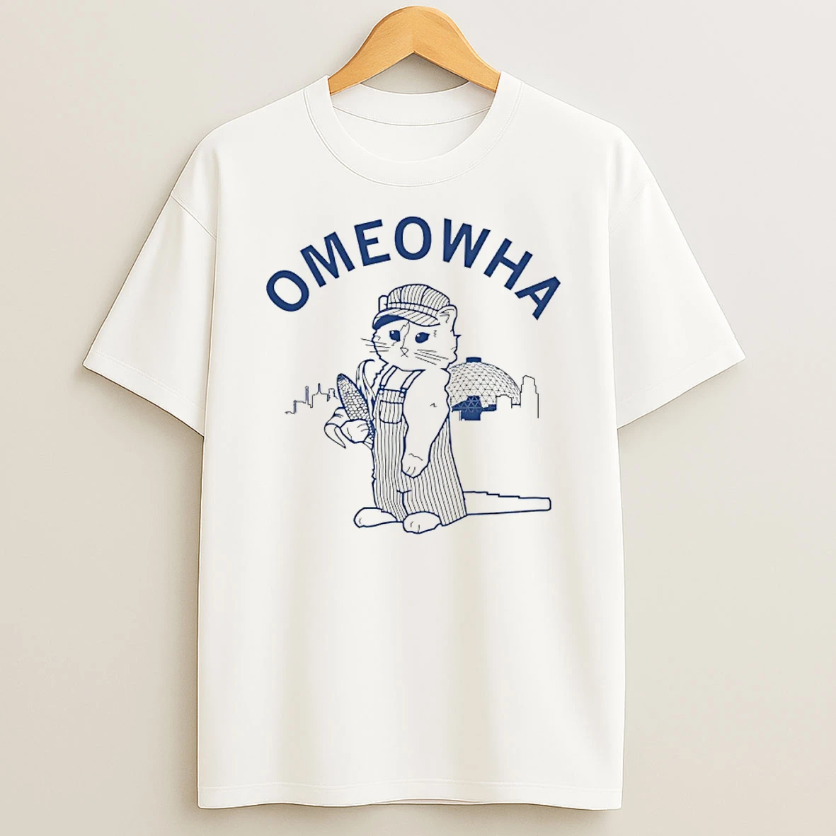 Omeowha Husking Corn And Riding Trains T Shirt