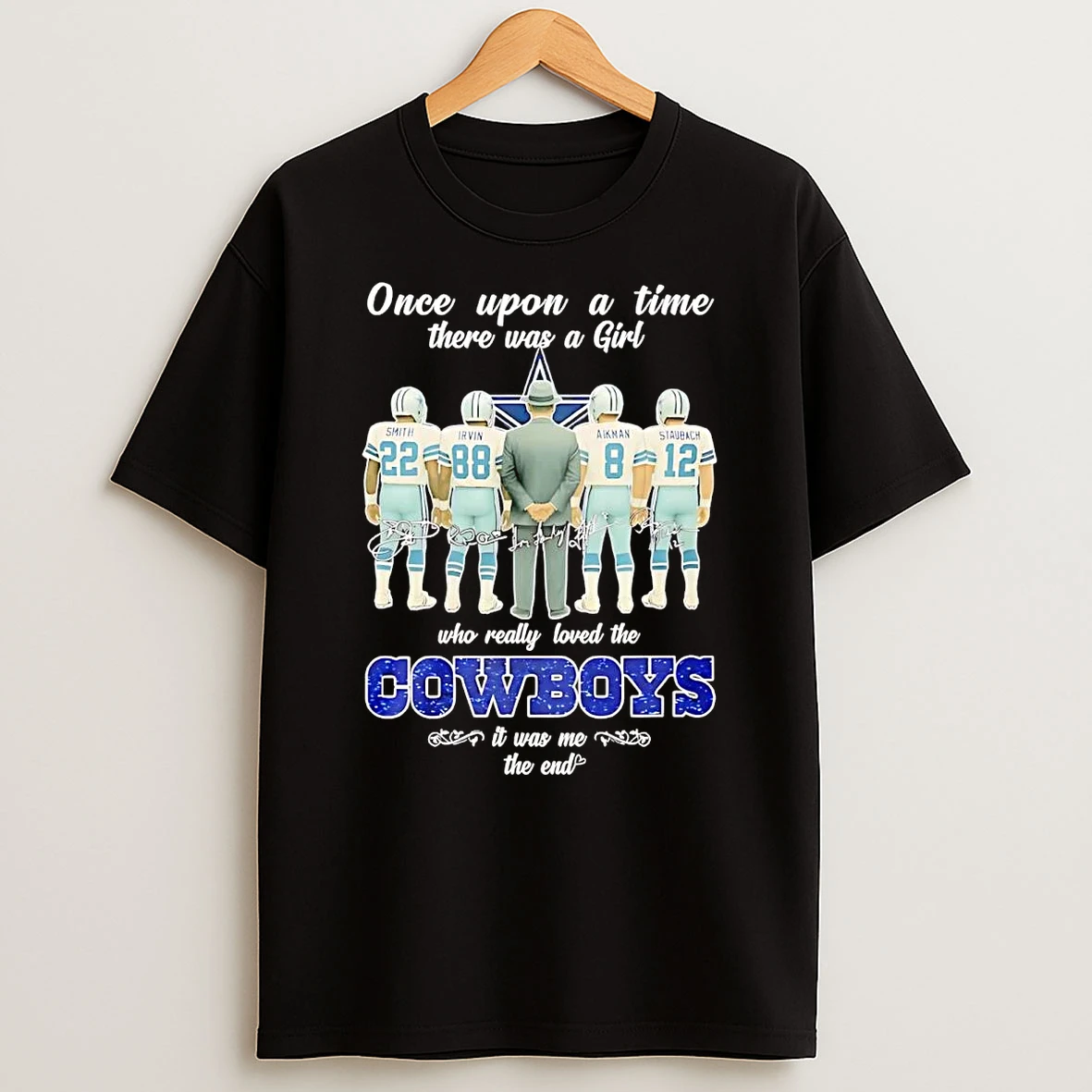 Once Upon A Time There Was A Girl Really Loved Dallas Cowboys T Shirt