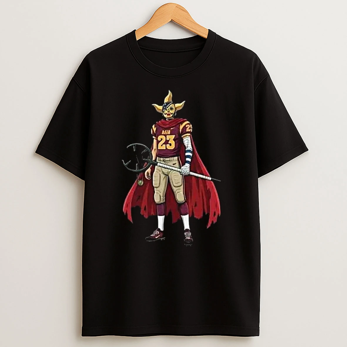 One Piece X Arizona State Sun Devils Usopp Sogeking Number 23 Ncaa College Football Playoff Bowl Season 2025 26 T Shirt