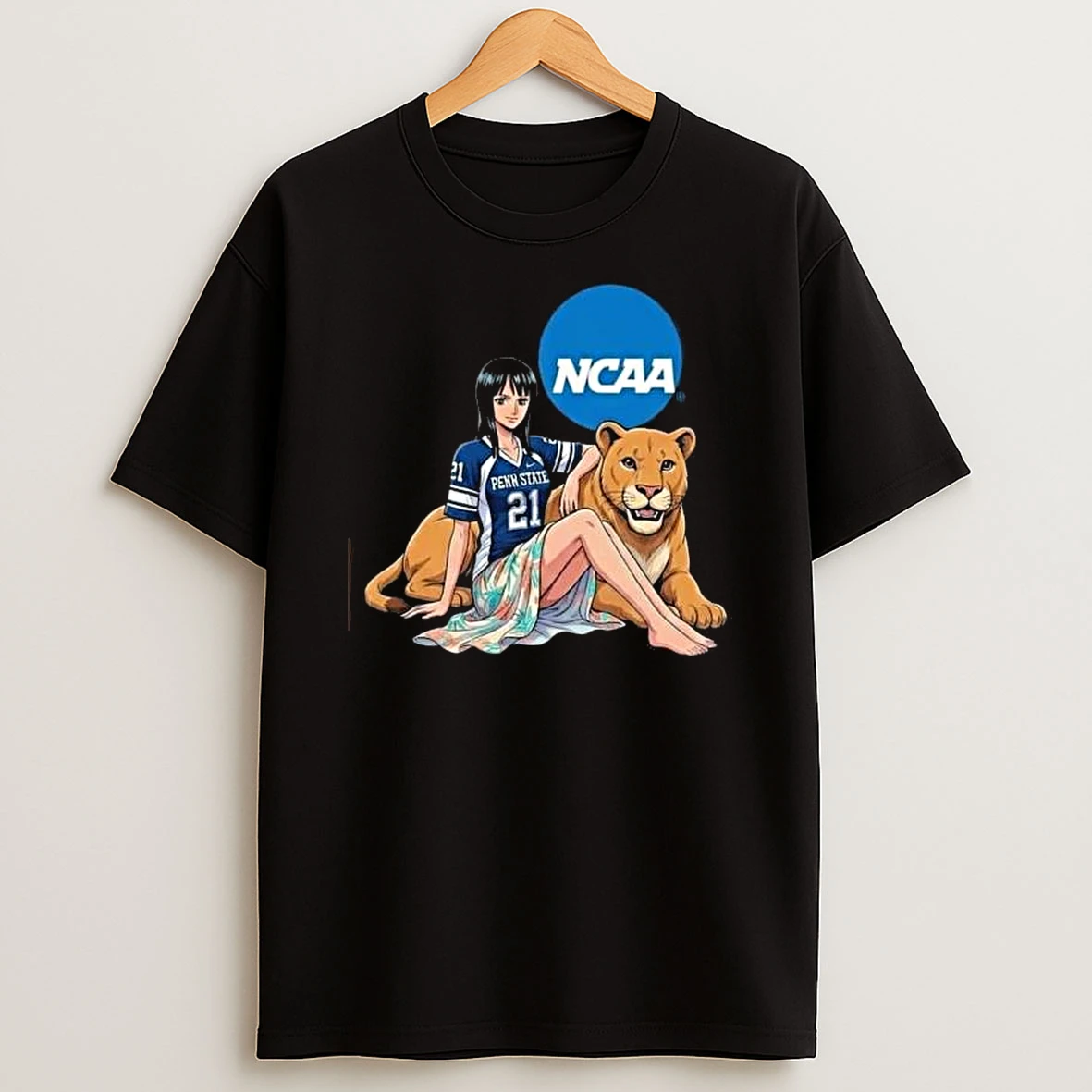 One Piece X Penn State Nittany Lions Robin Ncaa College Football Playoff Bowl Season 2025 26 T Shirt