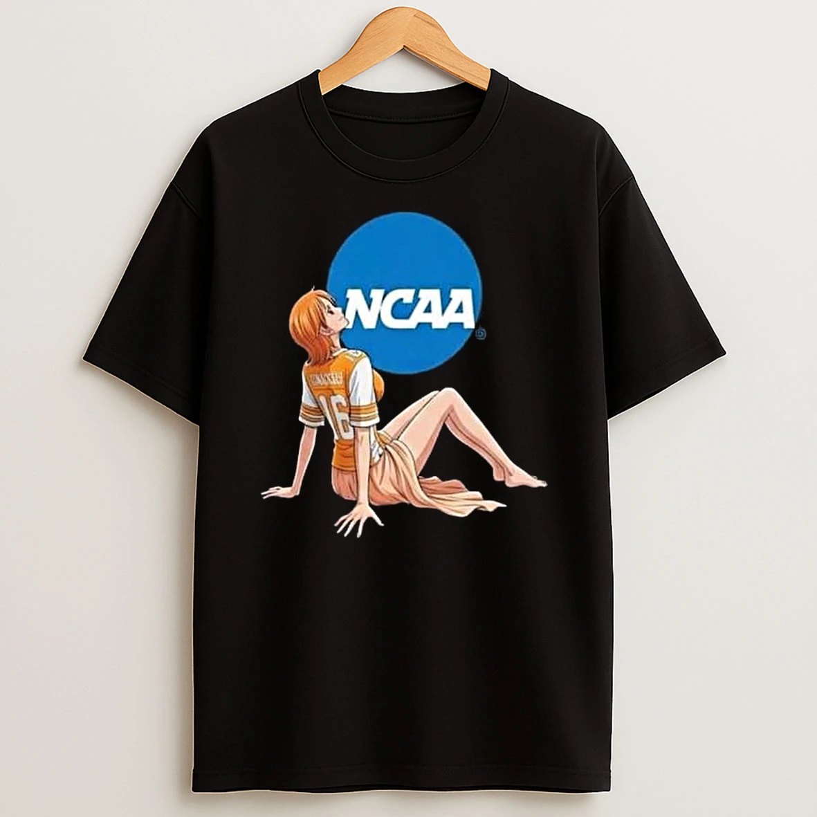 One Piece X Tennessee Volunteers Nami Ncaa College Football Playoff Bowl Season 2025 26 T Shirt