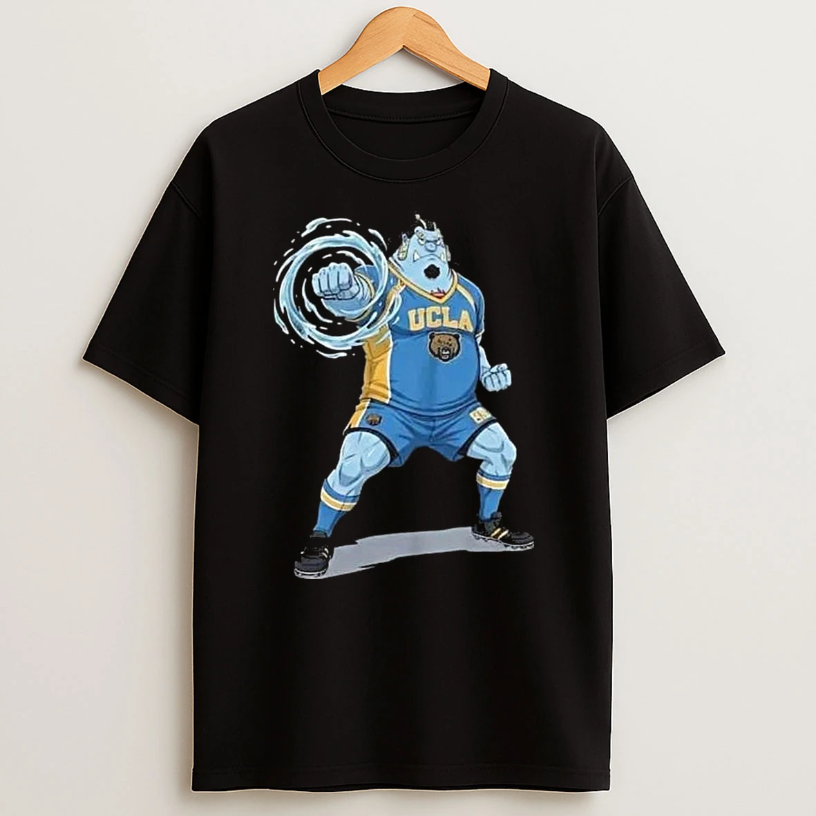One Piece X Ucla Bruins Jinbe Ncaa College Football Playoff Bowl Season 2025 26 T Shirt