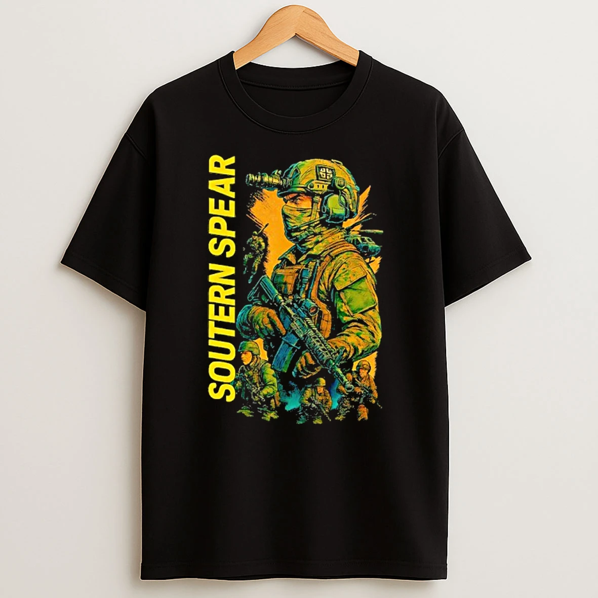 Operation Southern Spear Military Tactical Patriotic Retro T Shirt