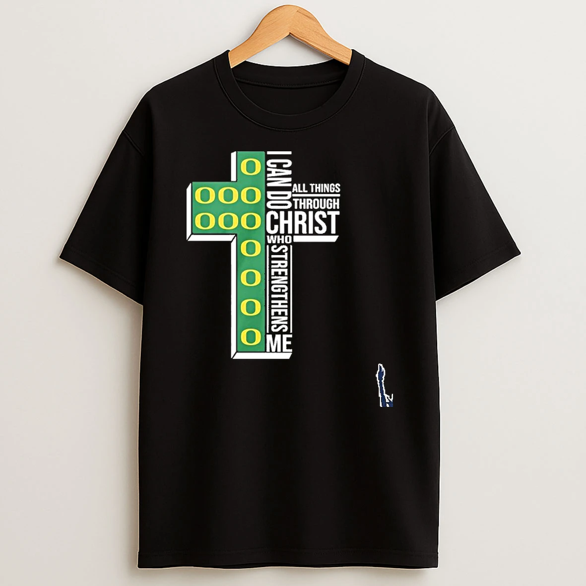Oregon Basketball Logo I Can Do All Things Through Christ Who Strengthens Me T Shirt