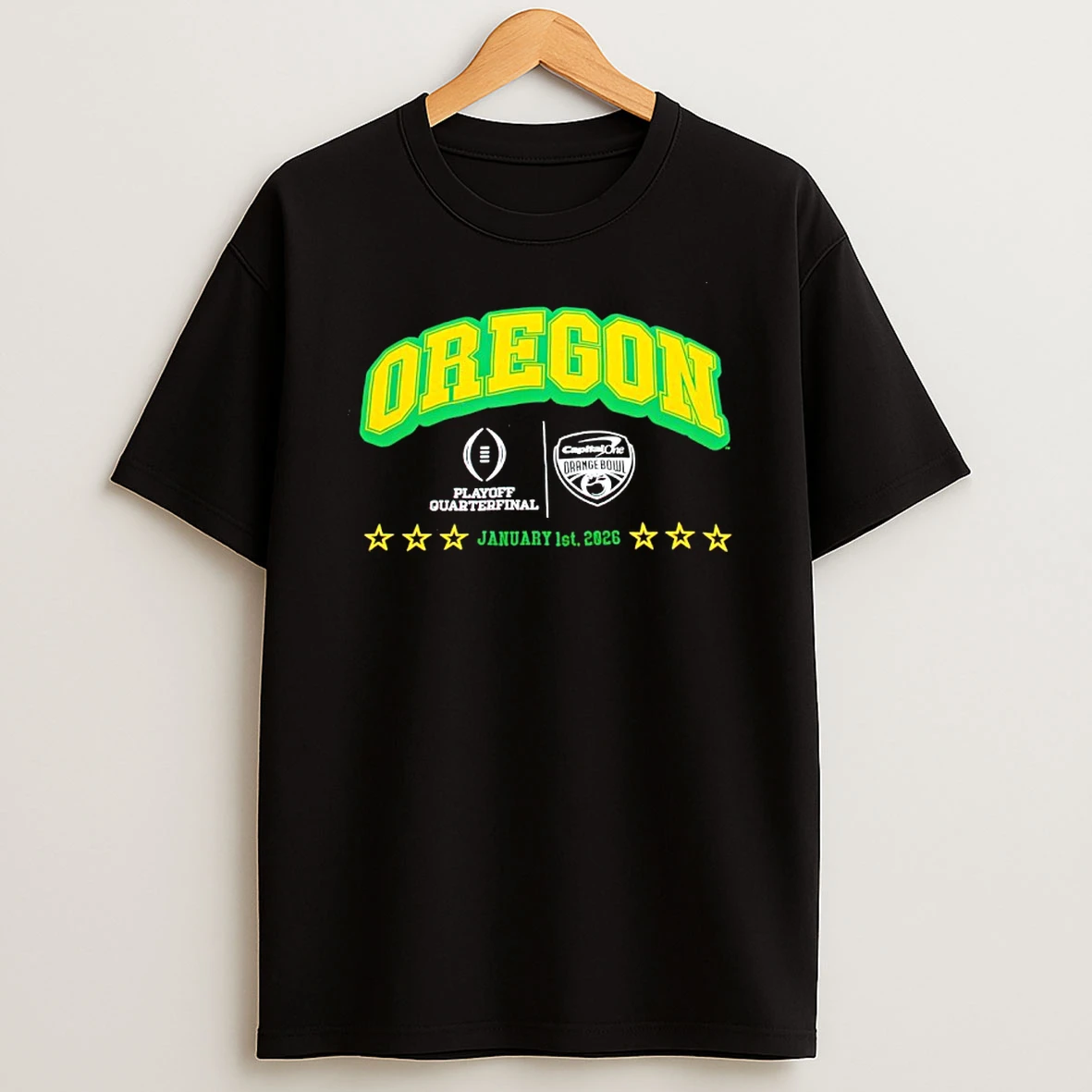 Oregon Duck Capital One Orange Bowl College Football Playoff 2026 T Shirt
