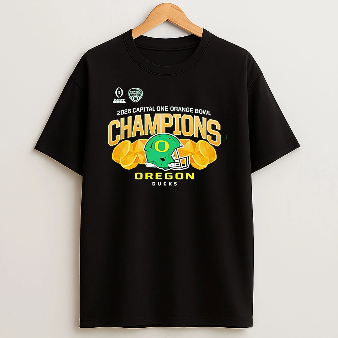 Oregon Ducks 2026 Orange Bowl Champions Ncaa T Shirt