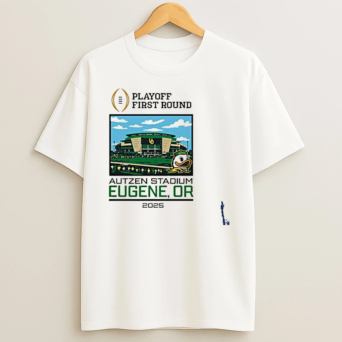 Oregon Ducks Cfp 1st Round Live From Autzen Stadium T Shirt