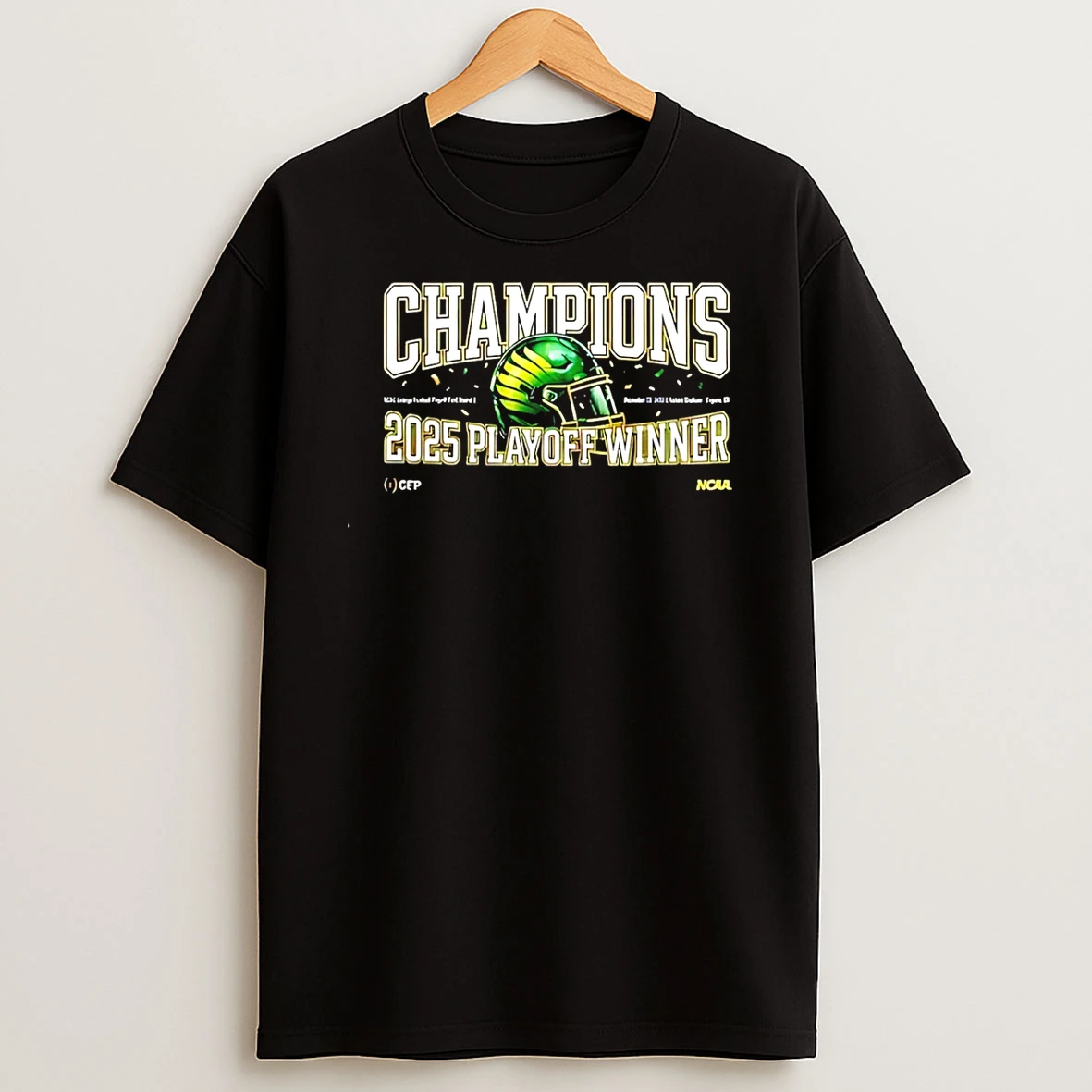 Oregon Ducks Cfp 2025 Playoff Winner T Shirt