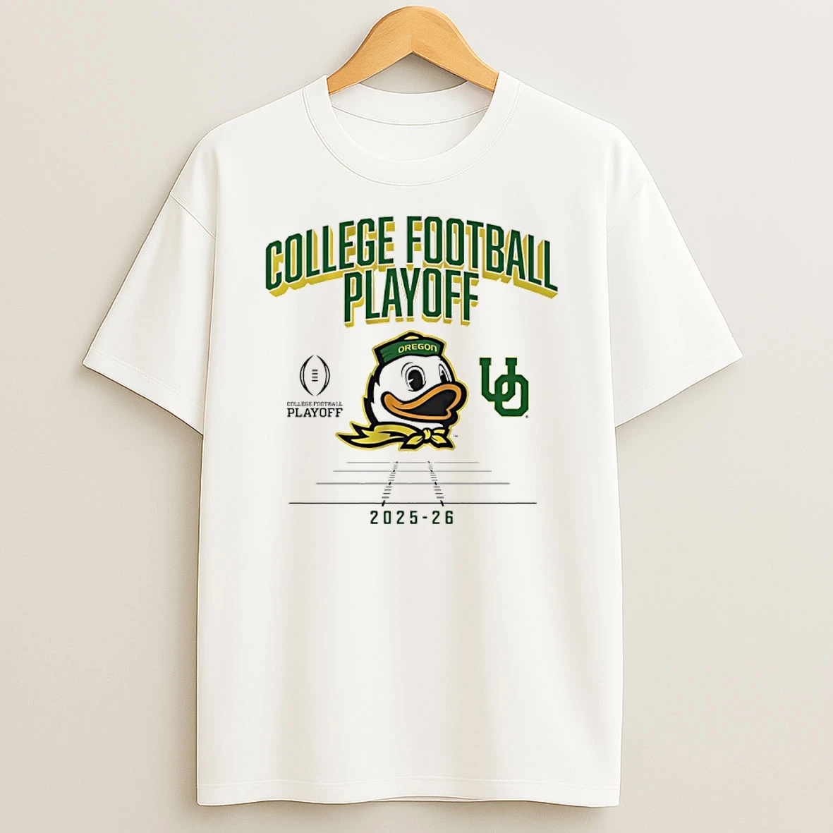 Oregon Ducks College Football Playoff Mascot 2025 26 T Shirt