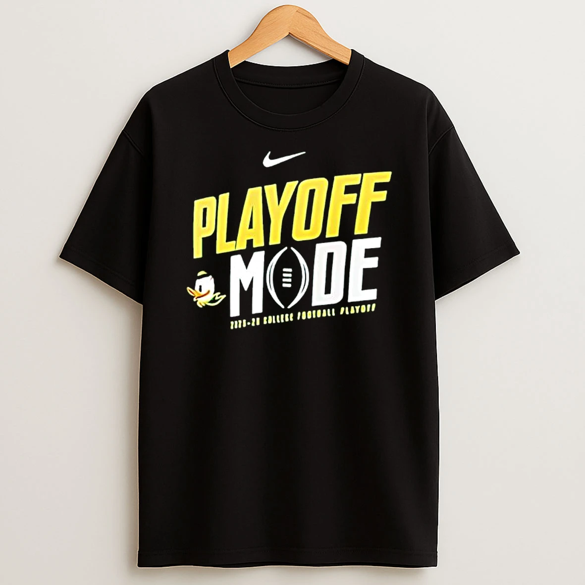 Oregon Ducks Green Nike 2025 Cfp Playoff Mode Logo T Shirt