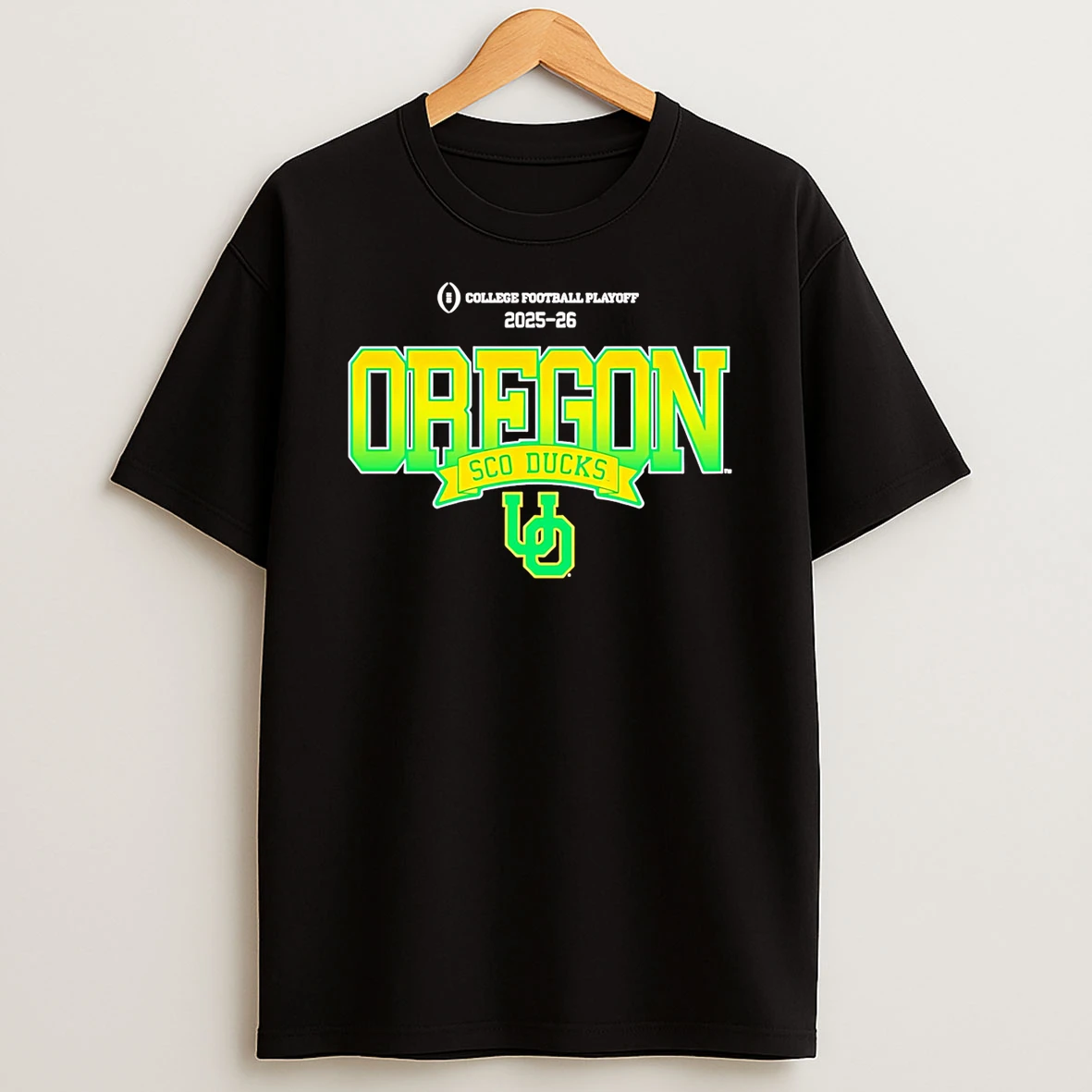 Oregon Ducks Sco Ducks 2025 26 College Football Playoff T Shirt