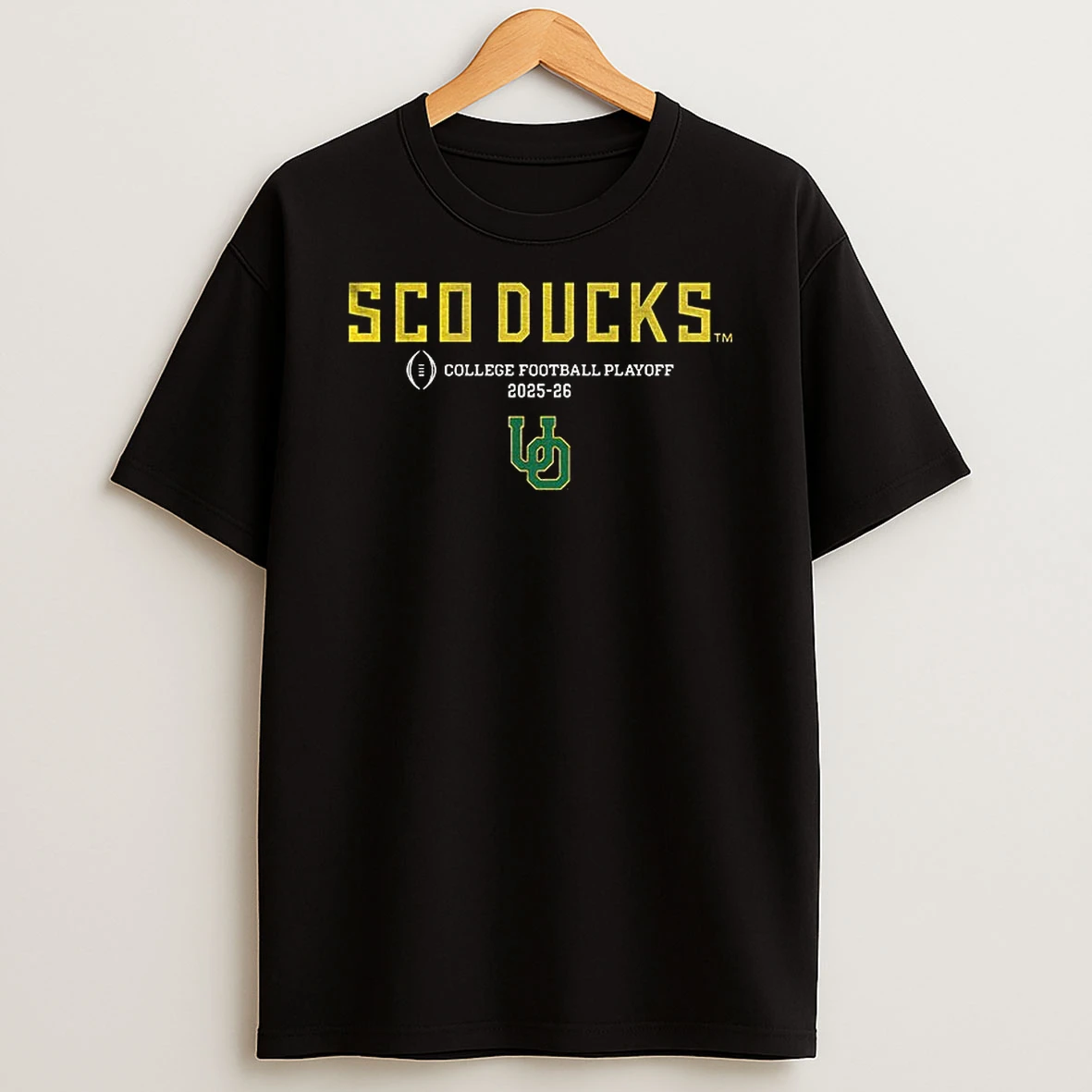 Oregon Ducks Football Sco Ducks College Football Playoff 2025 2026 Logo T Shirt