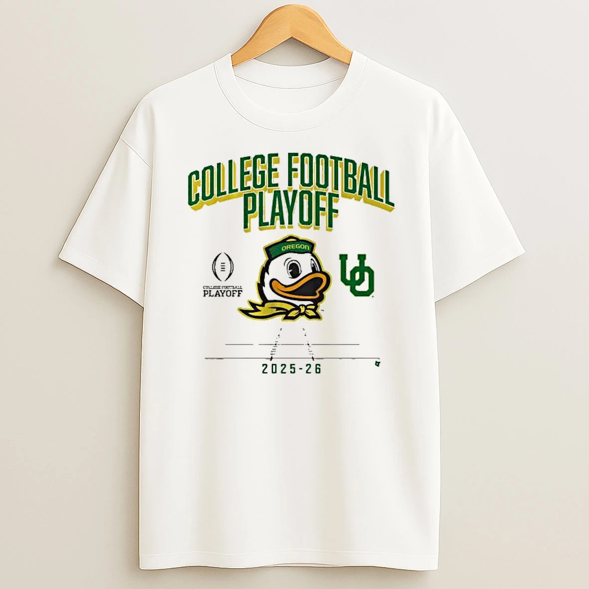 Oregon Football Cfp Mascot 2025 2026 T Shirt