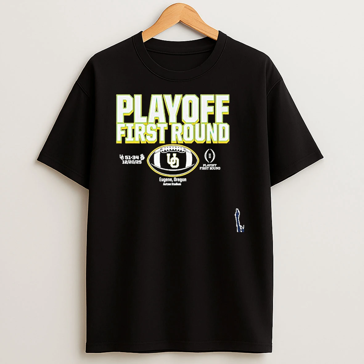 Oregon Football Ducks First Round Winner 2025 Cfp T Shirt