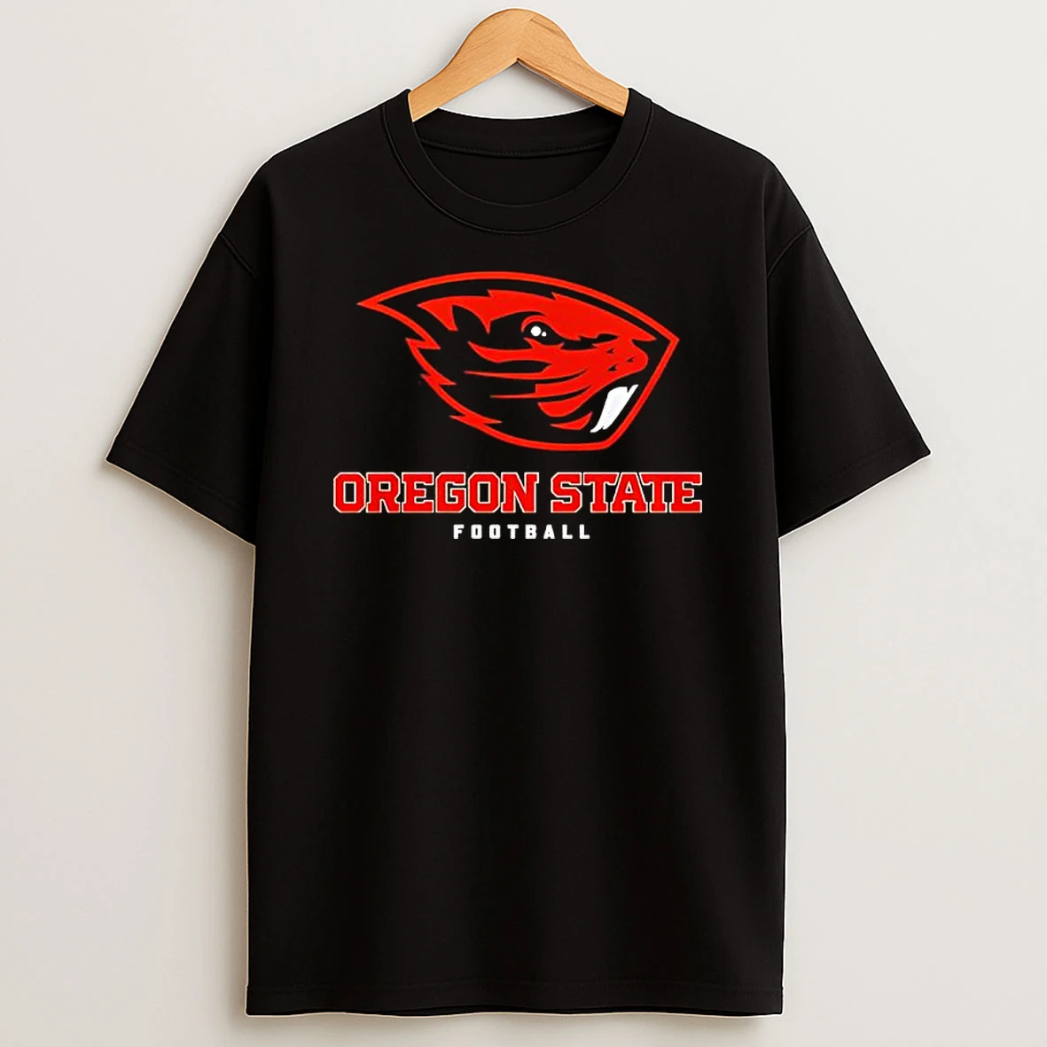 Oregon State University Beavers Football Logo T Shirt