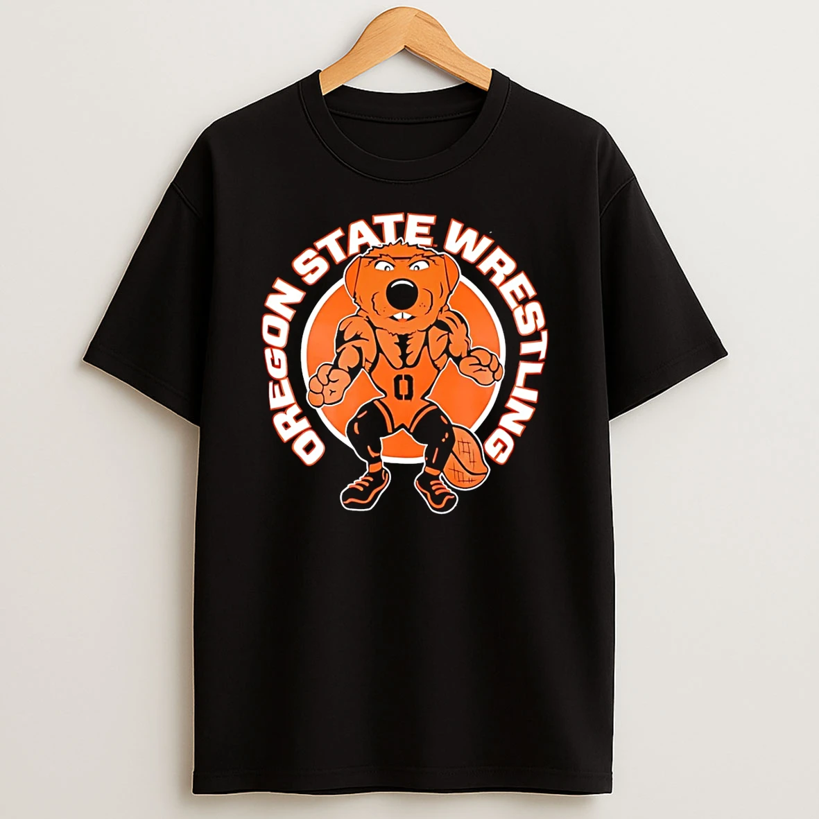 Oregon State Wrestling Benny Mascot T Shirt